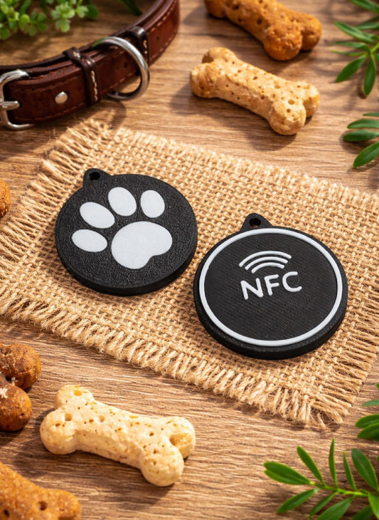 NFC Hundemarke – Smarter 3D-gedruckter Hundeanhänger mit Notfallprofil